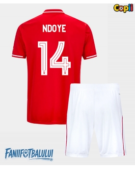 Nottingham Forest Dan Ndoye #14 Echipament de Fotbal Replică 2025-26 Copii Acasa (+ Șorturi)